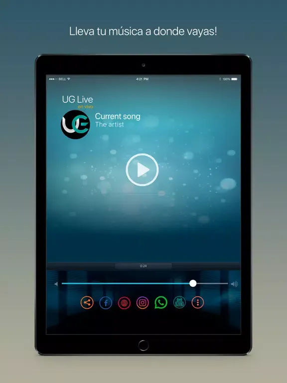 UG Live iPad  スクリーンショット