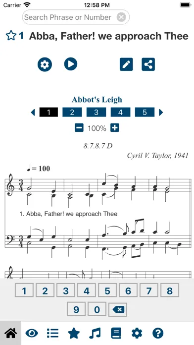 Favorite Hymns/Hymnals Premium Screenshots