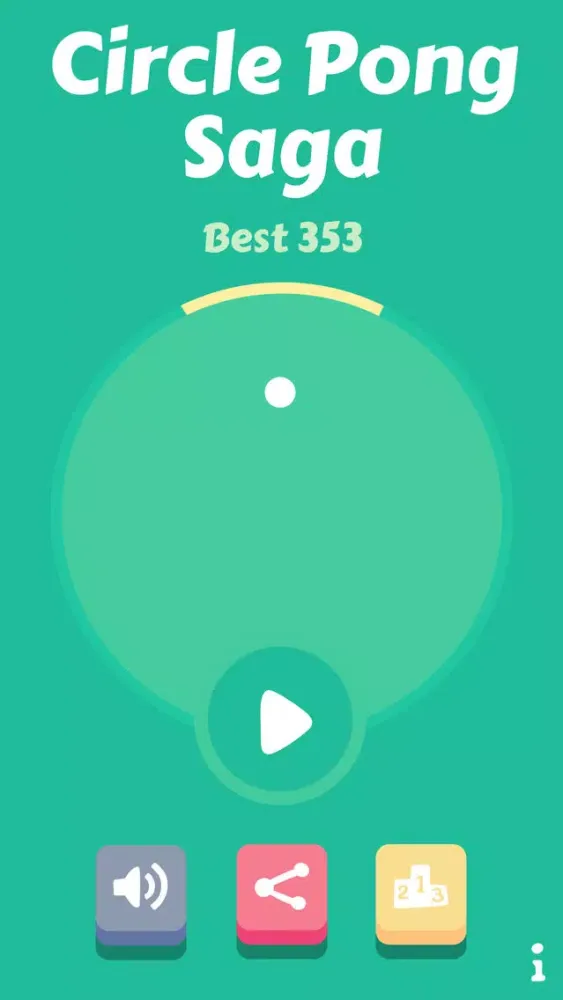 Ảnh chụp màn hình của Circle Pong Saga