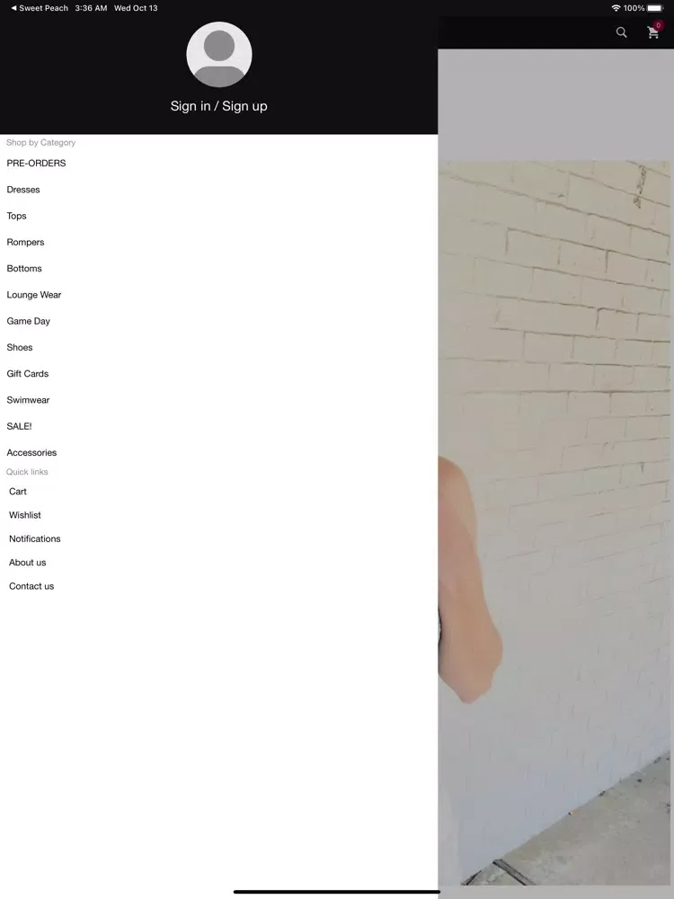 Capturas de pantalla de Gossip Clothing Boutique iPad 