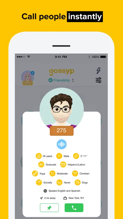 Tangkapan layar Gossyp - Friendship and Dating