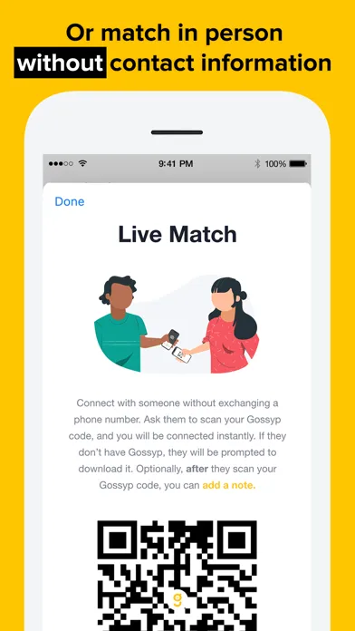 Tangkapan layar Gossyp - Friendship and Dating
