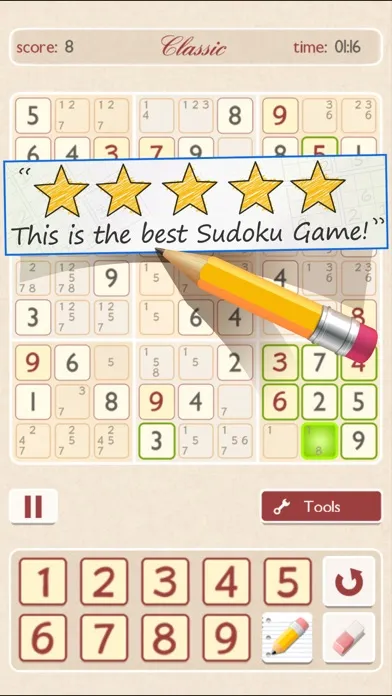 Zrzuty ekranu Sudoku Deluxe® Social