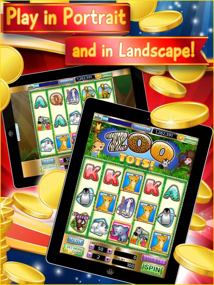 777 Triple 7’s Casino Slot Machines iPad  スクリーンショット