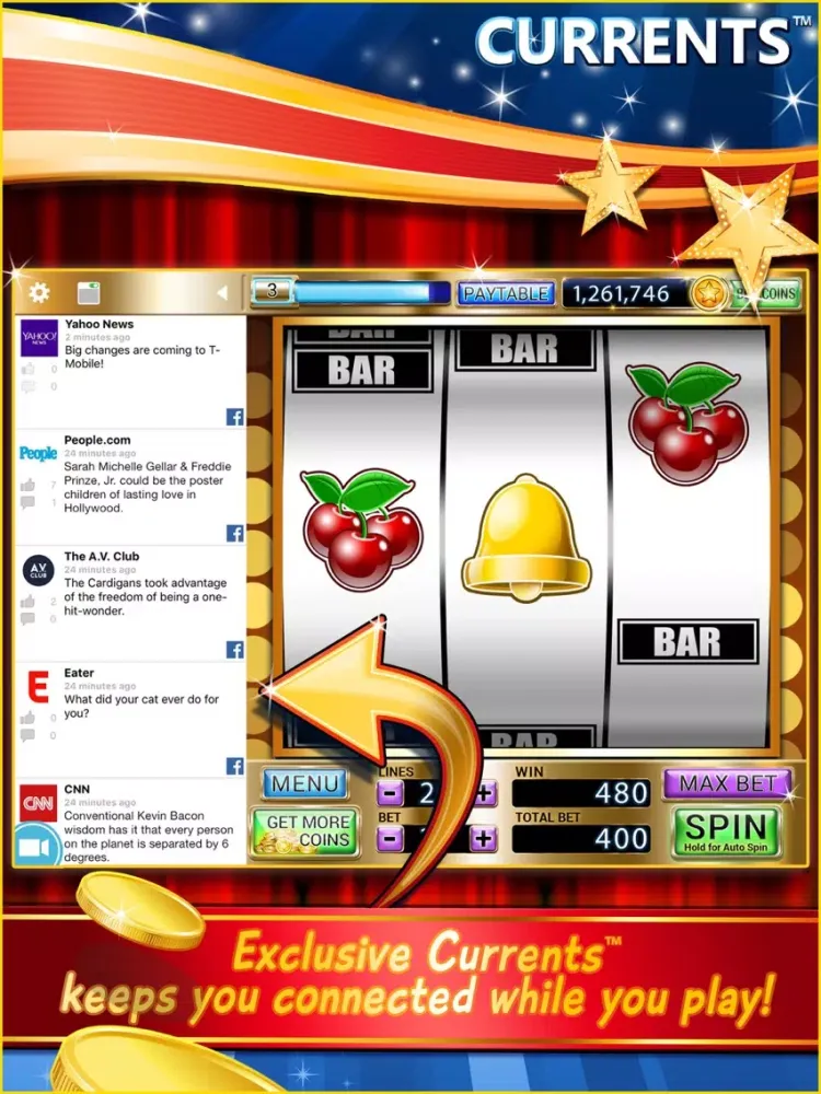 777 Triple 7’s Casino Slot Machines iPad  スクリーンショット