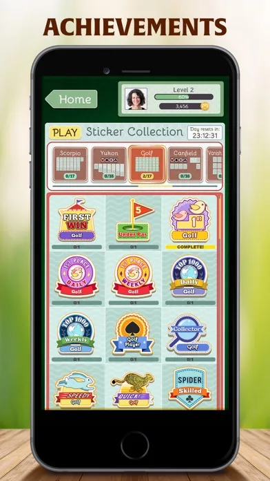 Captures d'écran de Solitaire Deluxe® 2: Card Game