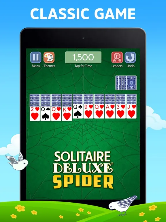 Tangkapan layar Spider Solitaire Deluxe® 2 iPad 