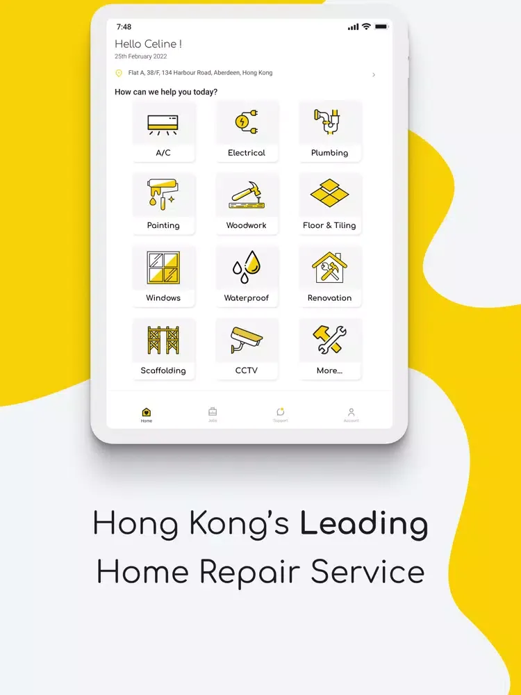Papabo Home Repair Services iPad 应用截图