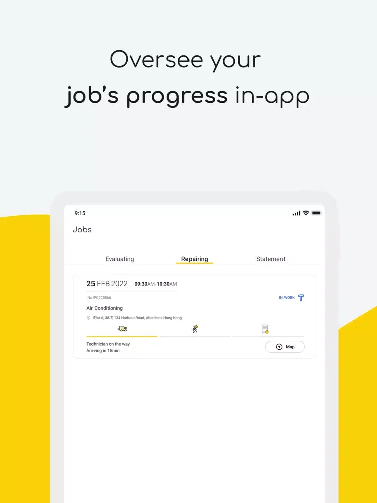 Papabo Home Repair Services iPad 应用截图