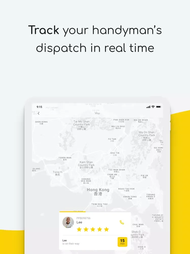 Papabo Home Repair Services iPad 应用截图