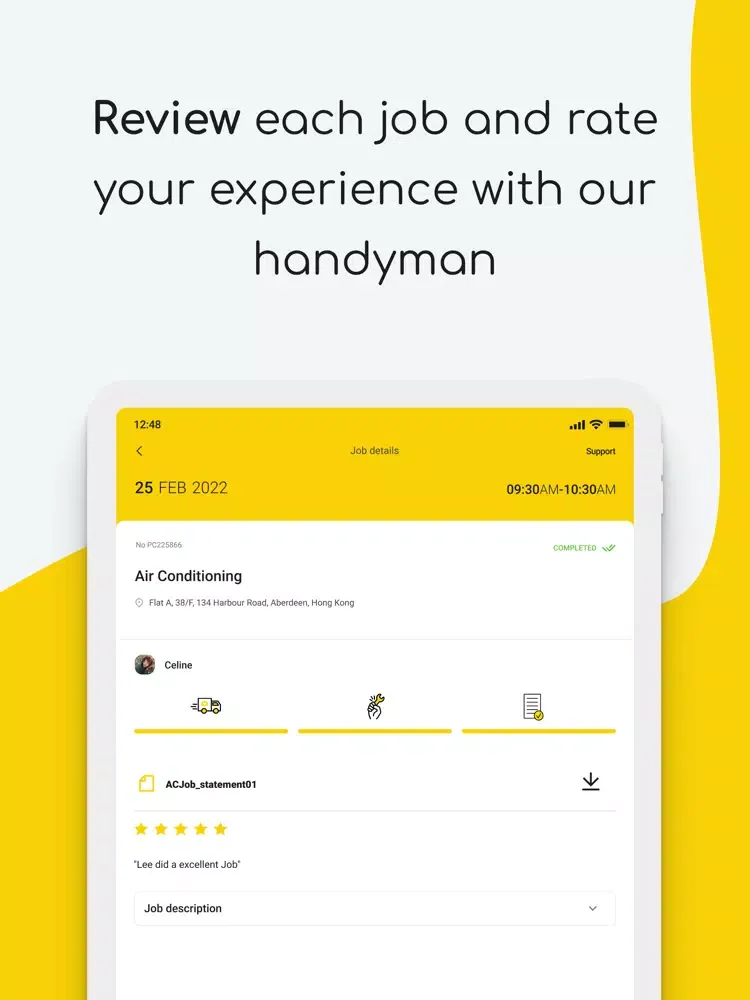 Papabo Home Repair Services iPad 应用截图