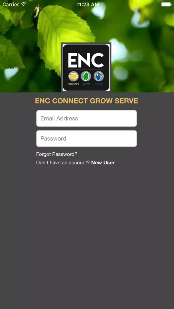 ภาพหน้าจอของ ENC Connect Grow Serve