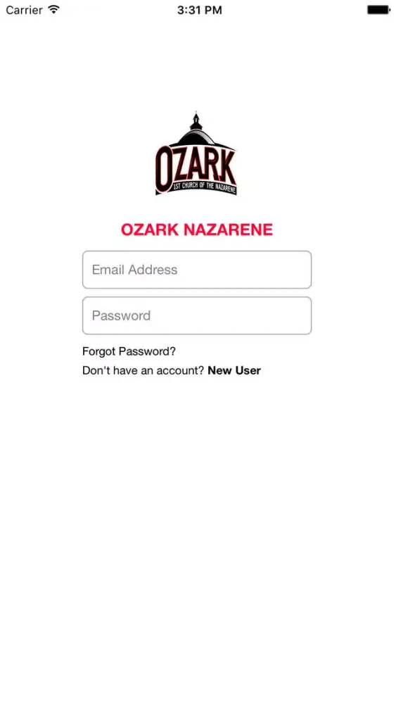 Capturas de tela do Ozark Nazarene