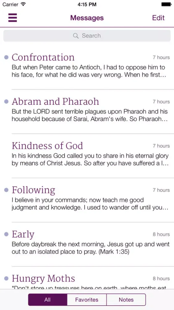 Screenshot di Crossroads Bible App