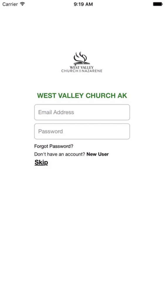 Ảnh chụp màn hình của West Valley Church AK