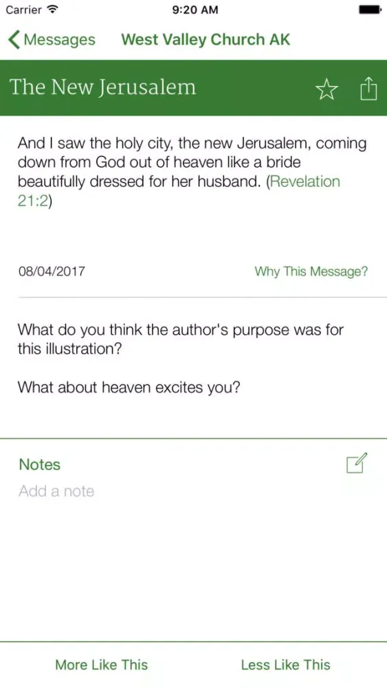 Ảnh chụp màn hình của West Valley Church AK