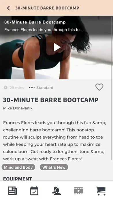 The Barre Fitness Studio Ekran Görüntüleri