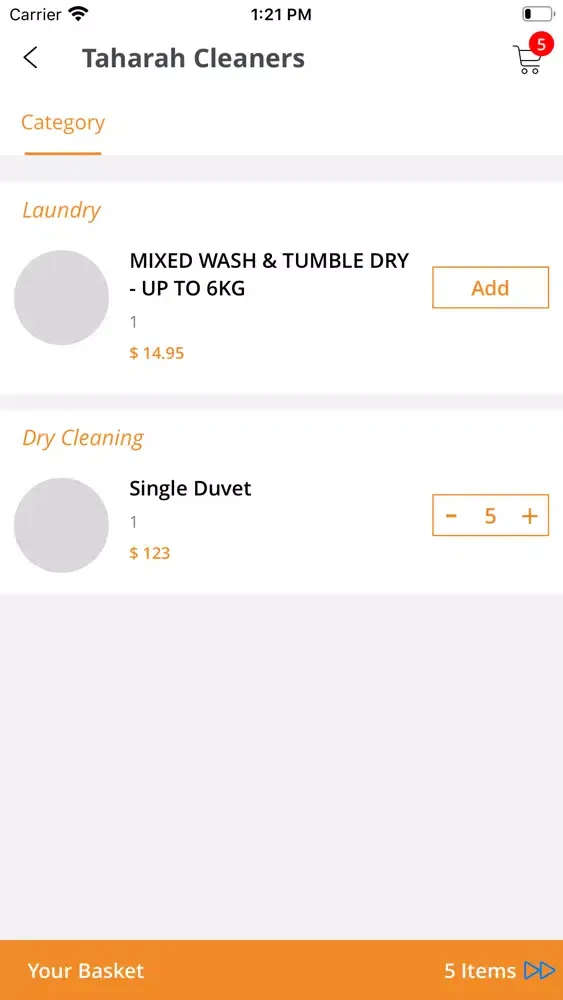 Capturas de pantalla de Taharah Dry Cleaners