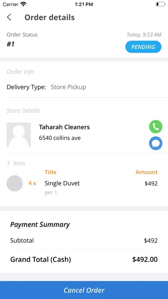 Capturas de pantalla de Taharah Dry Cleaners