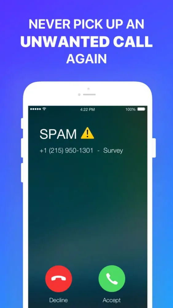 Capturas de tela do SpamKiller: Block Spam Calls