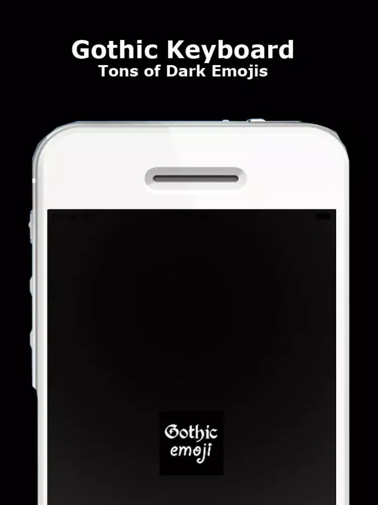 Captures d'écran de Gothic Emojis & Keyboard - Goth Emoticons and more illuminati Edition iPad 