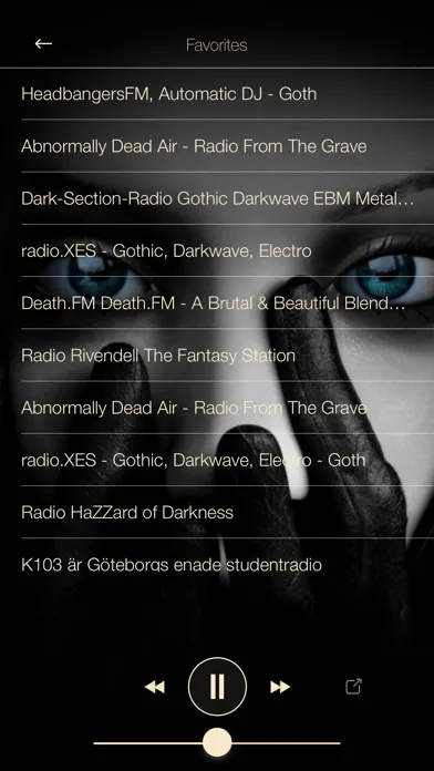 Goth MUSIC Online Radio स्क्रीनशॉट