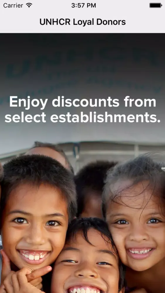 Скриншоты UNHCR PHIL Loyal Donors