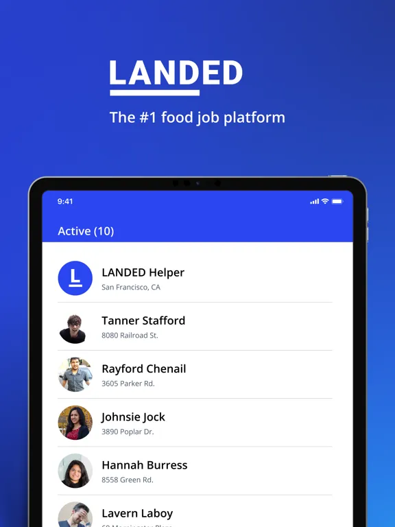 LANDED Employer iPad  سکرین شاٹس