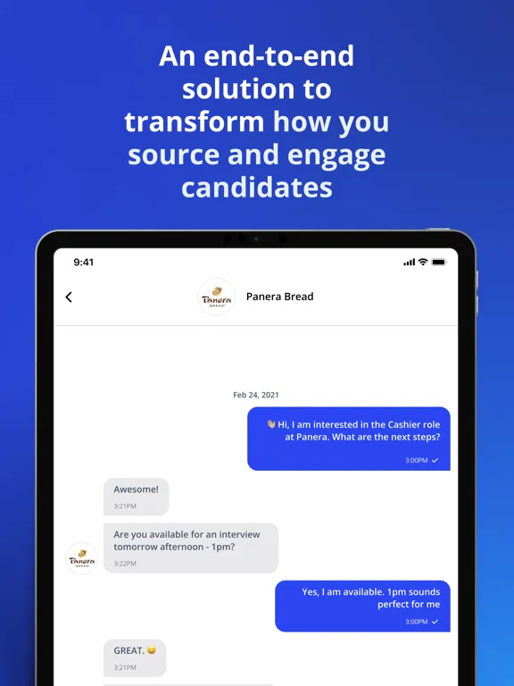 LANDED Employer iPad  سکرین شاٹس