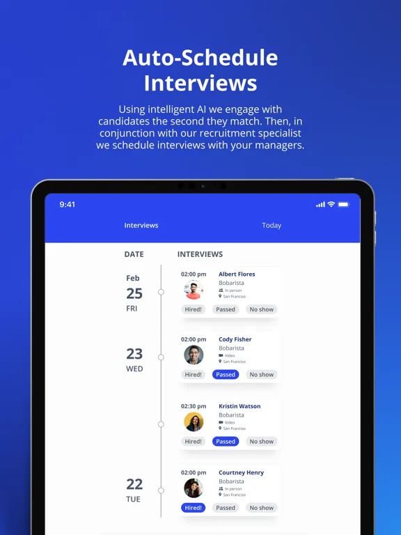 LANDED Employer iPad  سکرین شاٹس