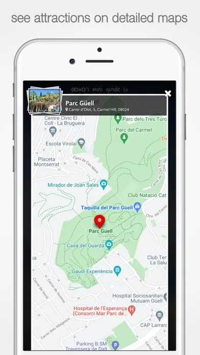Capturas de pantalla de Barcelona City Guide & Maps