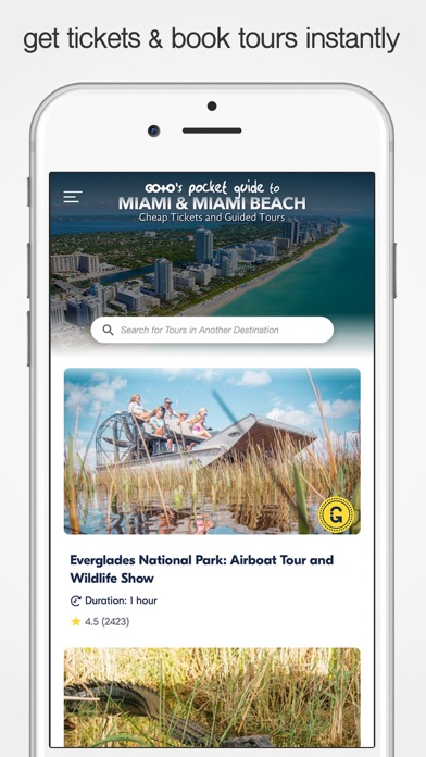 Capturas de tela do Miami Travel Guide & Planner