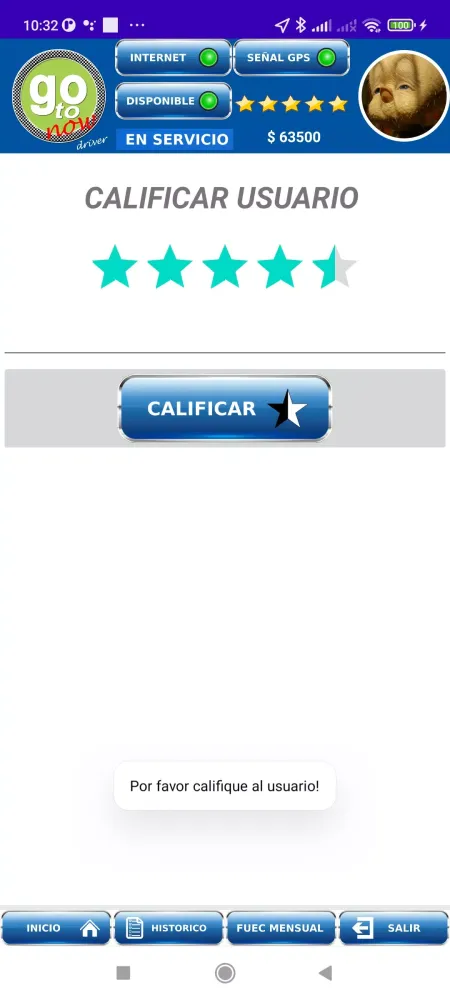 Capturas de pantalla de Gotonow Conductor