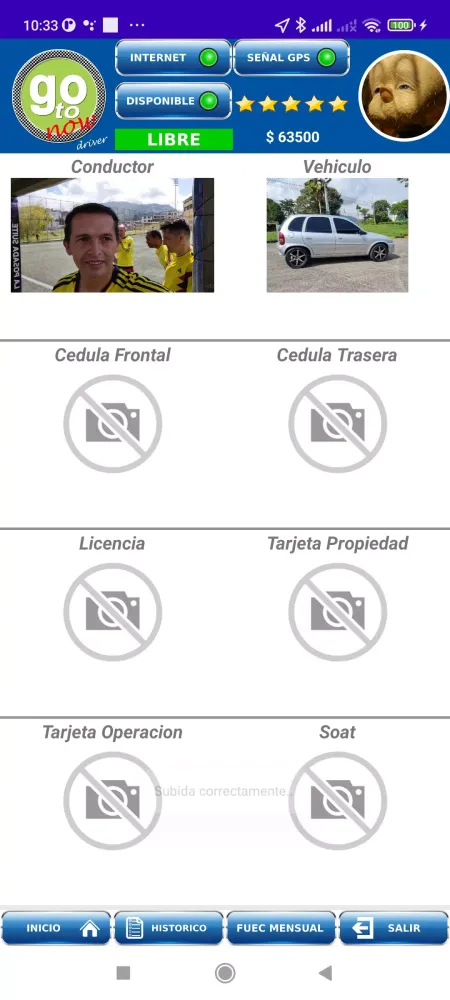 Capturas de pantalla de Gotonow Conductor