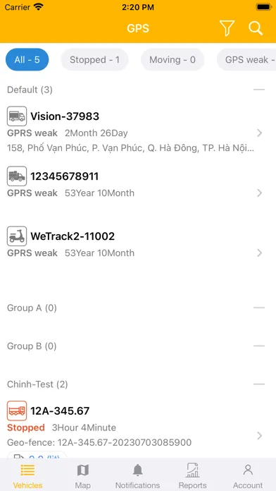 GoTrack365 Screenshots