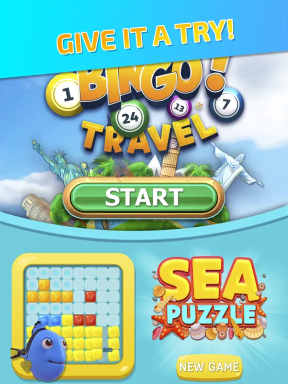 Bingo Travel: Game of skills iPad  スクリーンショット