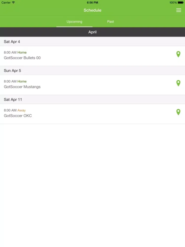 GotSoccer Players iPad  স্ক্রিনশট