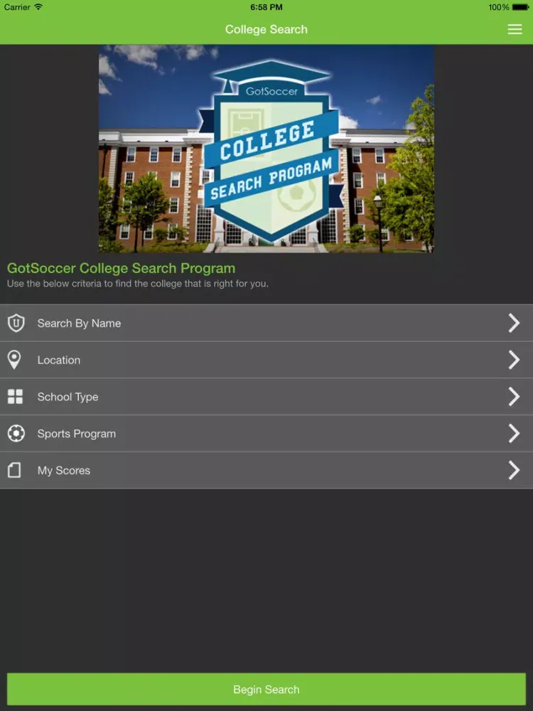 GotSoccer Players iPad  স্ক্রিনশট