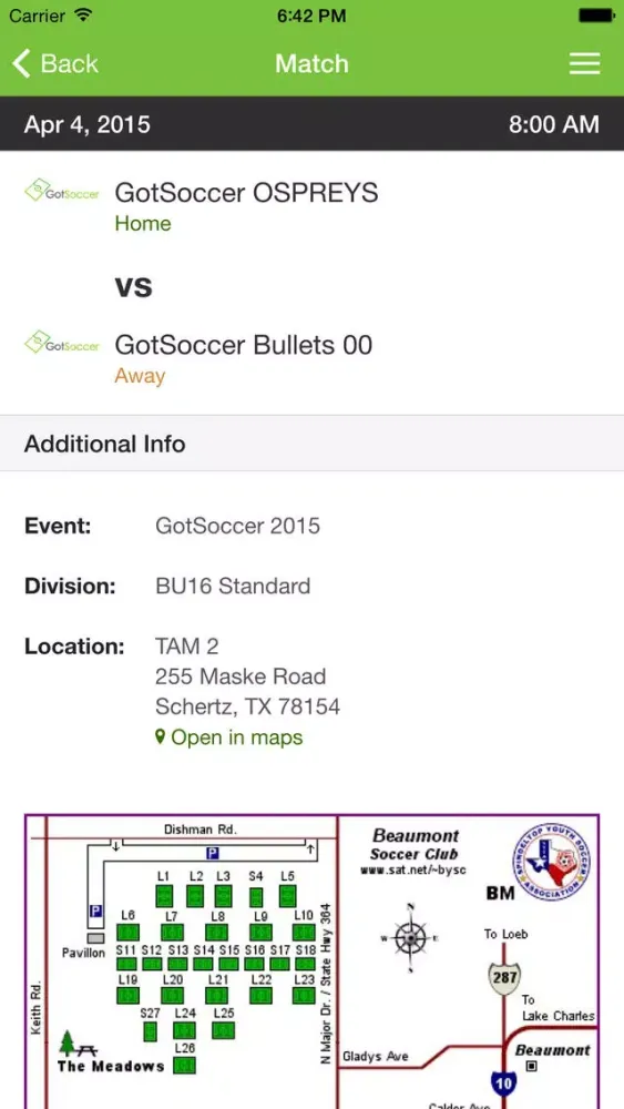 GotSoccer Players স্ক্রিনশট