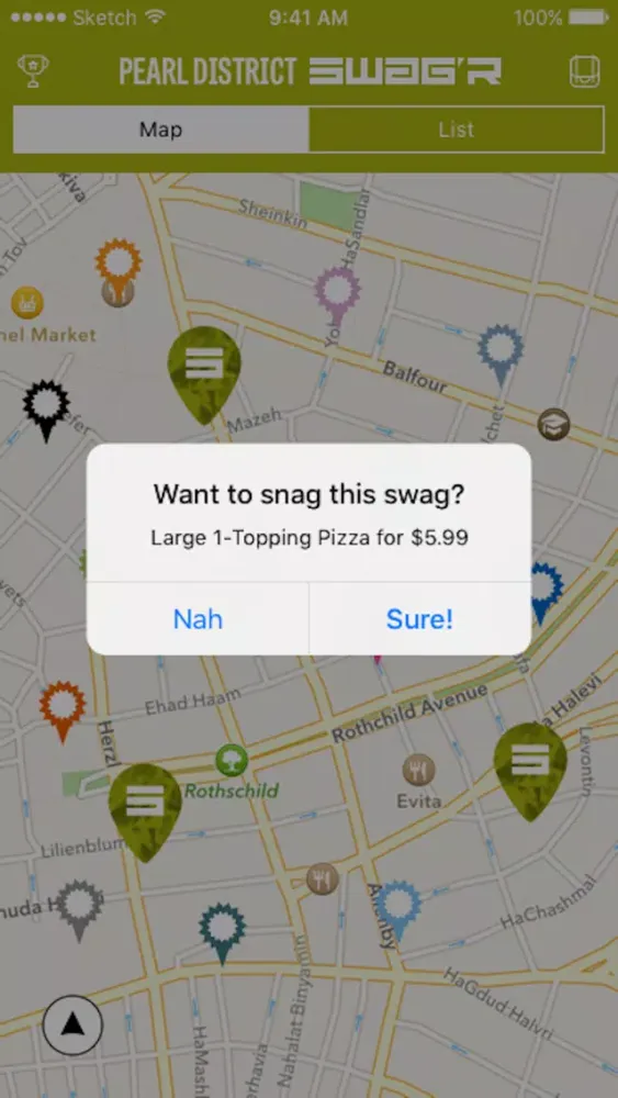Tangkapan layar Pearl District Swag'r