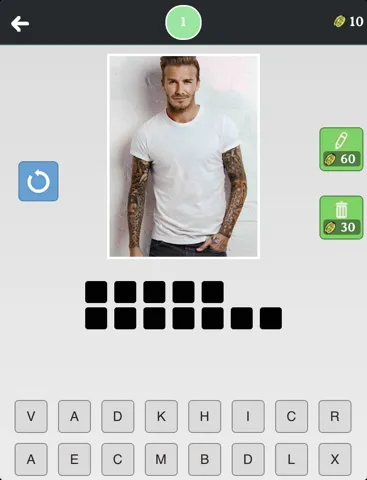 Football, guess the foot players, pics quiz iPad  سکرین شاٹس