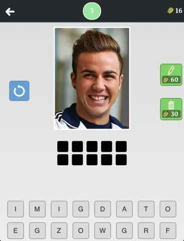 Football, guess the foot players, pics quiz iPad  سکرین شاٹس