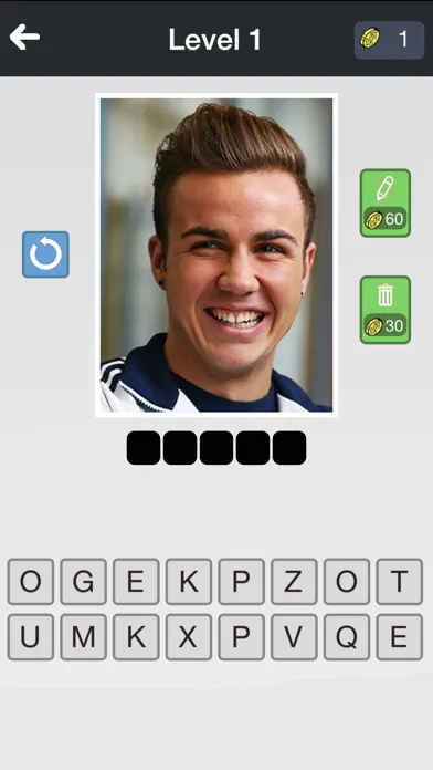 Football, guess the foot players, pics quiz سکرین شاٹس