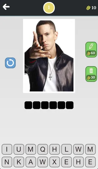 Singer Quiz - Find who is the music celebrity!應用截圖