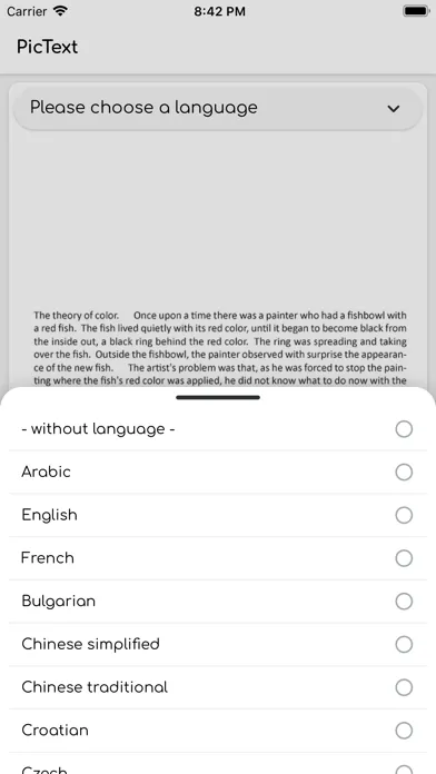 PicText - Picture To Text Screenshots
