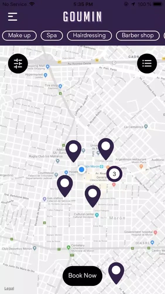تصاویر Goumin - Hair Servicing App