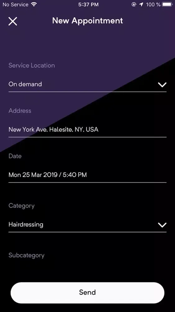 تصاویر Goumin - Hair Servicing App