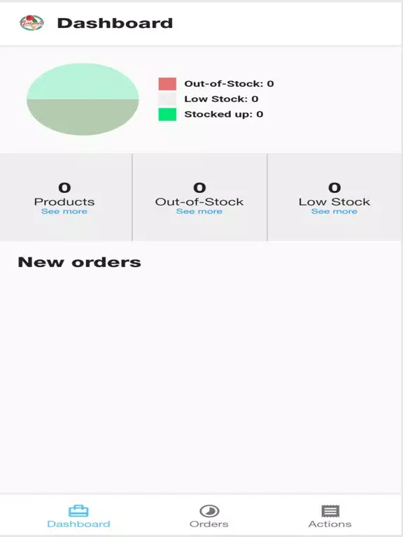 Gourmet Italian - Admin iPad  스크린샷