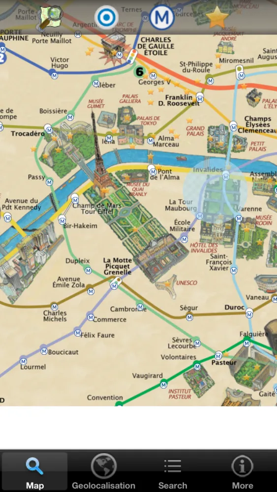 Discover Paris - maps, metro & monuments - free version Screenshots