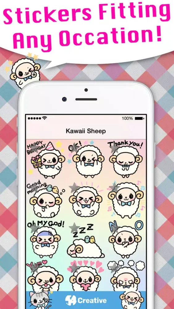 Kawaii Stickers for Messenger應用截圖